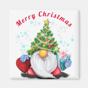 Christmas Gnome Magnet
