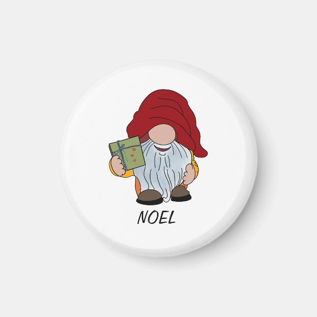 Christmas Gnome Magnet (Front)