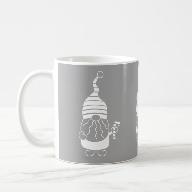 Christmas Gnome modern scandi decor  Coffee Mug (Left)