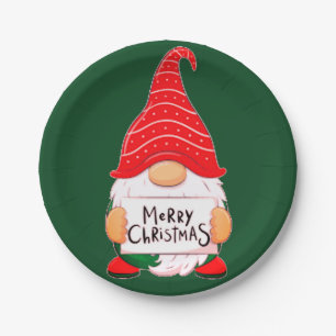 Christmas Gnome   Paper Plate