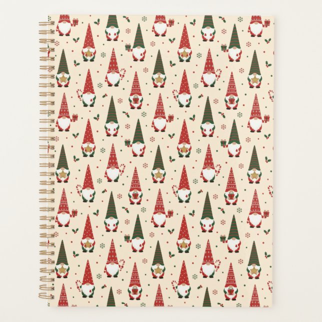 Christmas Gnome Party Pattern Planner (Front)