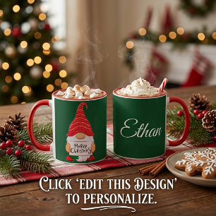 Christmas Gnome personalized Mug
