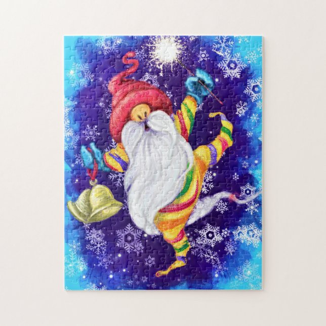 Christmas Gnome Puzzle (Vertical)
