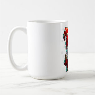 Christmas Gnome Shirt Men Women Buffalo Plaid Red Coffee Mug