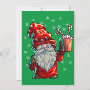 Christmas Gnome Shirt Men Women Buffalo Plaid Red Invitation
