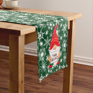 Christmas Gnome  Short Table Runner