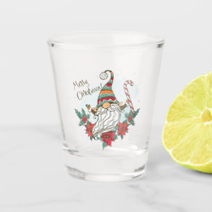 Christmas Gnome  Shot Glass