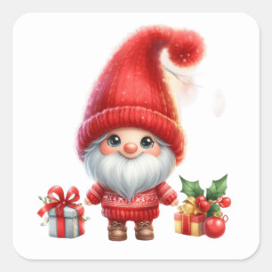 Christmas  Gnome Stickers