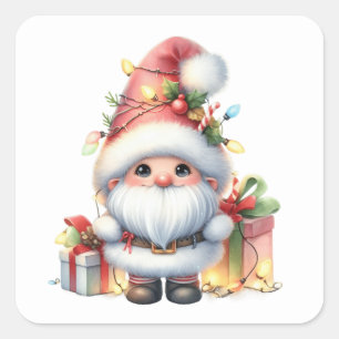 Christmas  Gnome Stickers