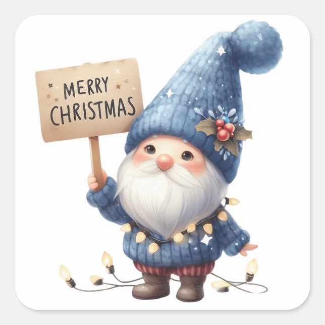 Christmas  Gnome Stickers (Front)