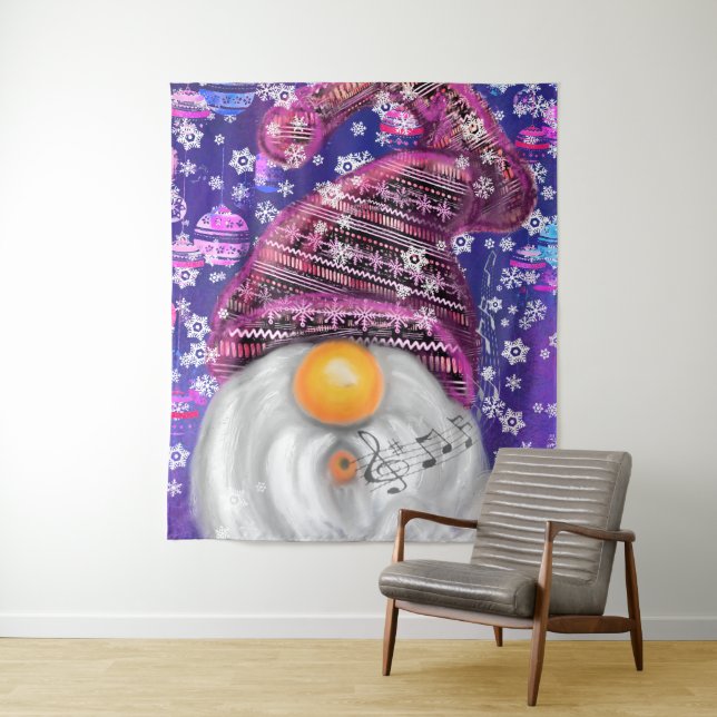 Christmas Gnome Tapestry (In Situ)