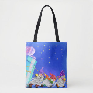 Christmas Gnome Tote Bag