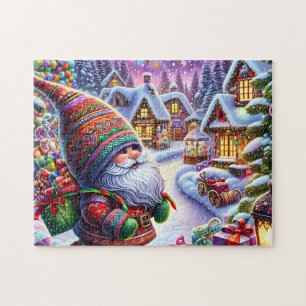 Christmas Gnome Village Jigsaw Puzzle