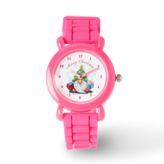 Christmas Gnome Watch for Kids (Front)