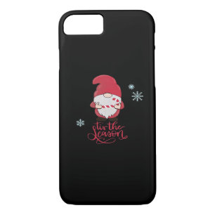Christmas Gnome With Candycane Case-Mate iPhone Case