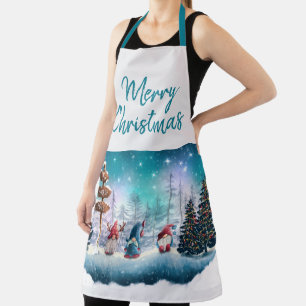Christmas Gnomes Apron