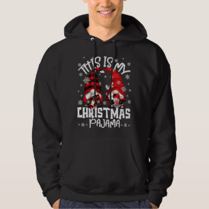 Christmas Gnomes Buffalo Plaid This Is My Christma Hoodie
