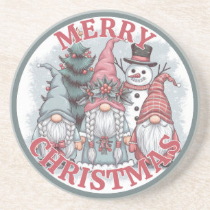 Christmas Gnomes Coaster