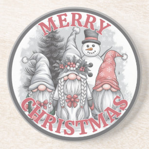 Christmas Gnomes Coaster