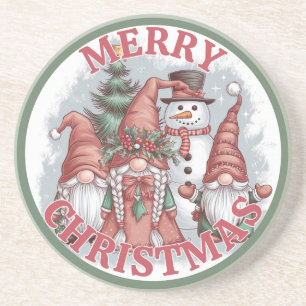 Christmas Gnomes Coaster