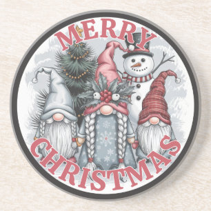 Christmas Gnomes Coaster