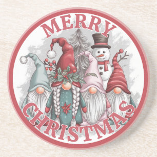 Christmas Gnomes Coaster