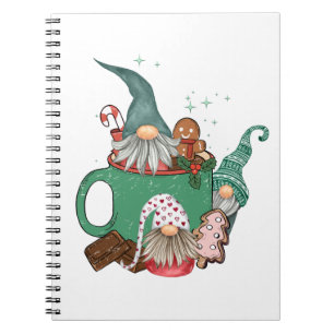 Christmas Gnomes & Cocoa Notebook