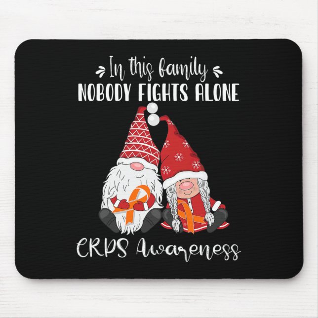 Christmas Gnomes Crps Awareness  Mouse Pad (Front)