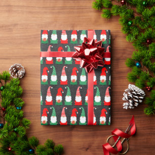 Christmas Gnomes Cute Holiday Wrapping Paper