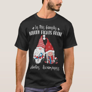Christmas Gnomes Diabetes Awareness T-Shirt