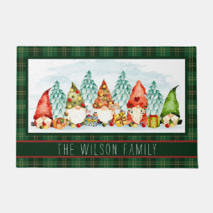 Christmas Gnomes  Doormat
