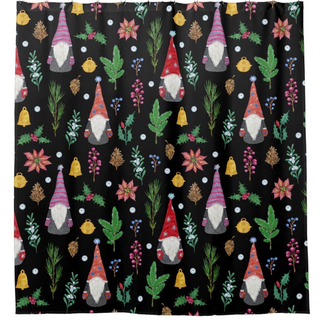 Christmas Gnomes: Festive Seamless Pattern (Front)