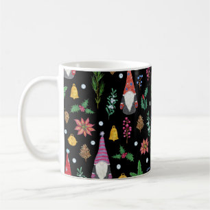 Christmas Gnomes: Festive Seamless Pattern Coffee Mug