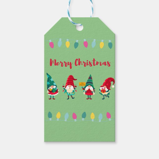 Christmas Gnomes   Gift Tags (Front)