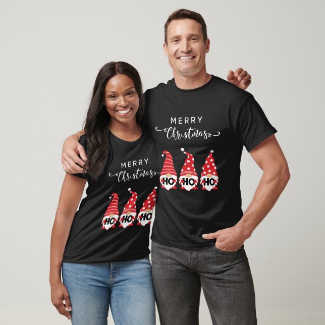 Christmas Gnomes Ho Ho Ho T-Shirt (Unisex)