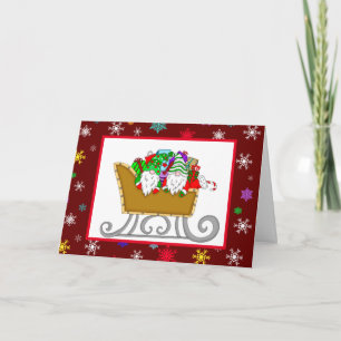 Christmas Gnomes Merry Christmas to Your Family Card
