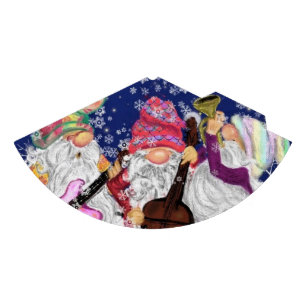 Christmas Gnomes Music Band Funny Paper Party Hat