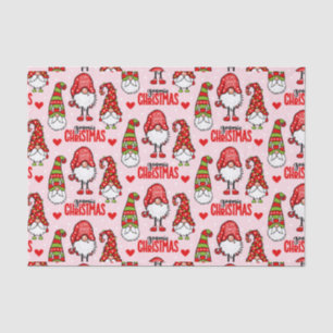 Christmas Gnomes Tissue Paper