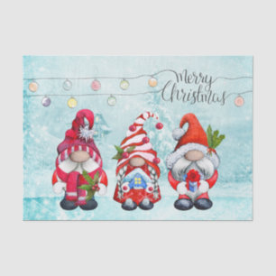 Christmas Gnomes Tissue Paper