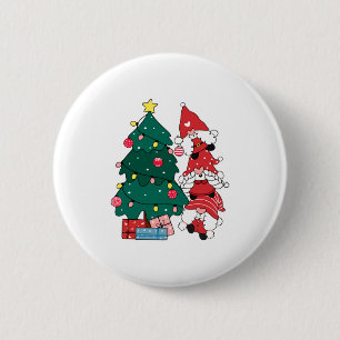Christmas Gnomes Toddler 2 Inch Round Button