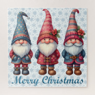 Christmas Gnomes Trio Puzzle