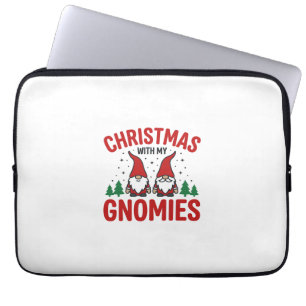 Christmas Gnomies Holiday Gnome Design Laptop Sleeve