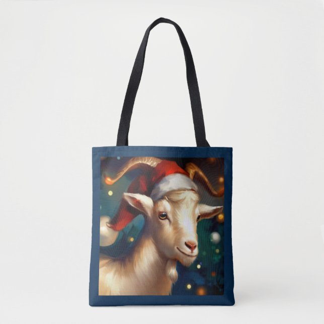 Christmas Goat 1 Tote Bag (Front)