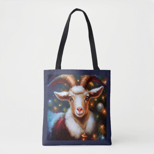 Christmas Goat 4 Tote Bag (Front)