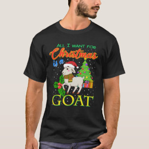 Christmas Goat Advent Goats Decorate Christmas Tre T-Shirt