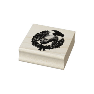 Christmas Goat Stamp