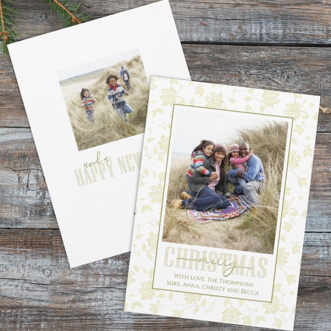 Christmas Gold Elegant Floral Holiday Two (Creator Uploaded)