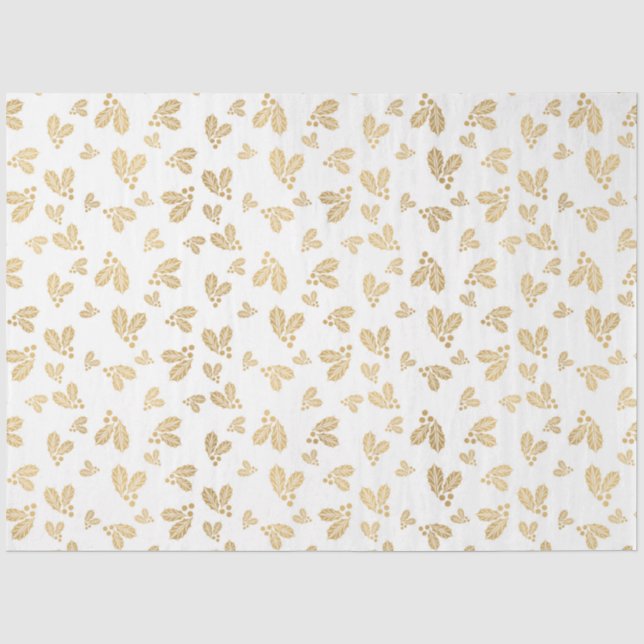 Christmas Gold Series Design 4 Tissue Paper (Front)