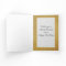 Christmas Gold with Glitter / Inside Greeting
