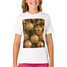 Christmas Golden Balls T-Shirt